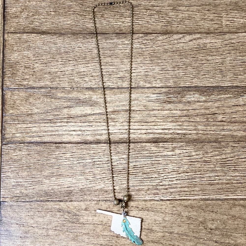 Oklahoma State Long Necklace